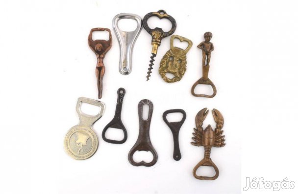 10 darab retro sörnyitó gyüjtemény sörös üveg nyitó kupak bontó