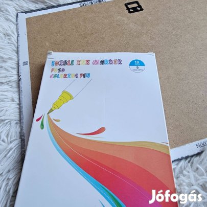 10 darabos étel festék filctoll új gyári csomagolás