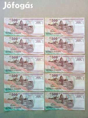 10 db 500 forint (limitált kiadás)