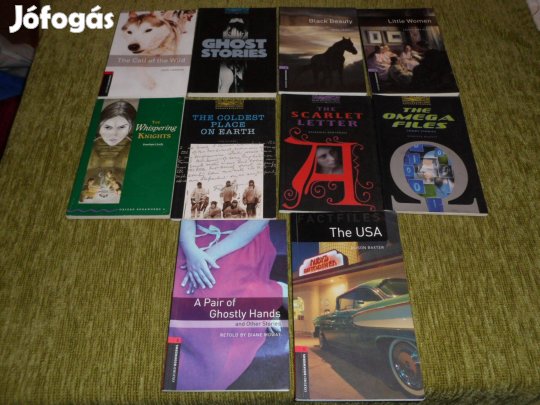 10 db Oxford Bookworms - angol nyelvű könyv egyben
