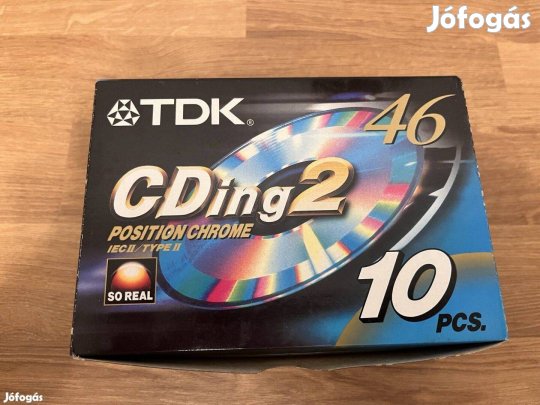 10 db TDK Cding2 46 bontatlan type2 kazetta