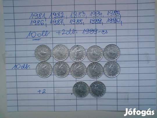 10 db. alu. 10 filléres