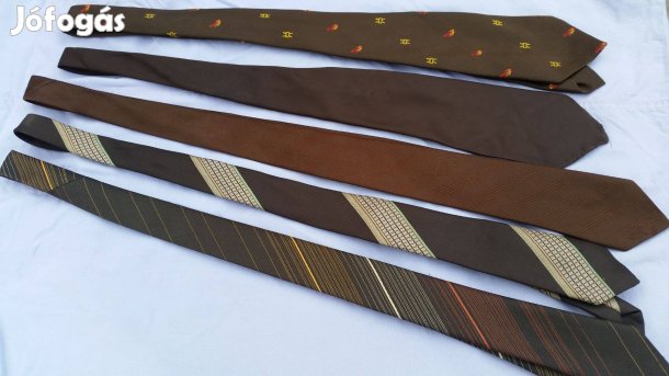 10 db barna tónusú nyakkendő egyben