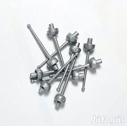 10 db mattezüst vívó kard / Épée Eredeti LEGO fegyver - Muskétás - Új