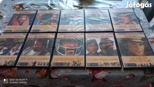 10 db-os Bud Spencer film készlet