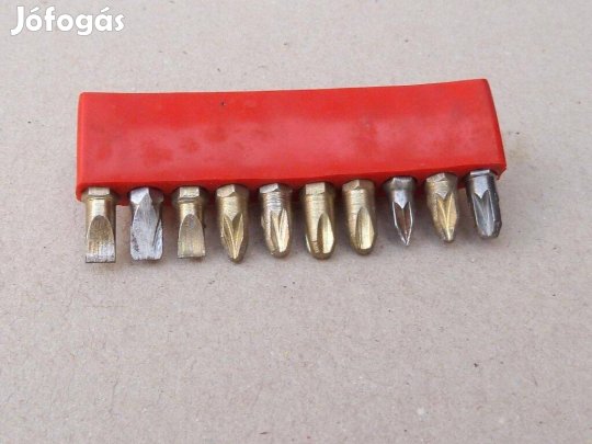 10 db-os csavarhúzófej készlet