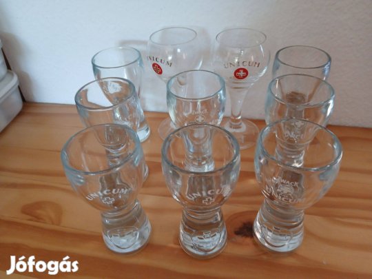 10 db unikumos pohár eladó!