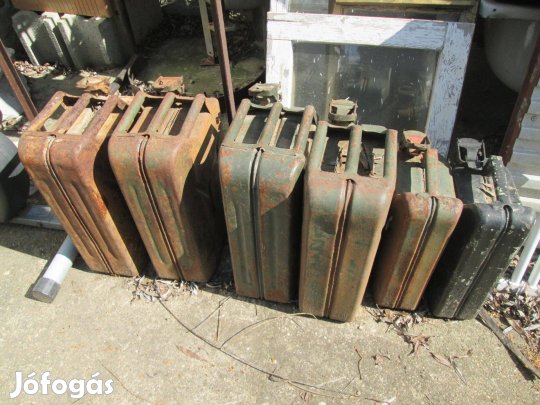 10 és 20 l fémkanna