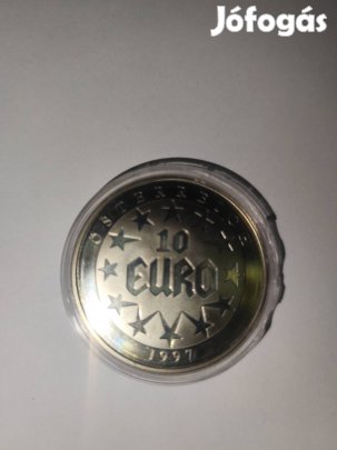 10 eurós emlékérem ezüst