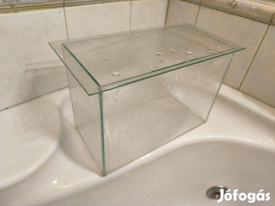 10 literes Akvárium/Terrárium üvegtetővel