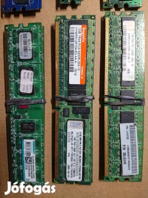 10 pár DDR II asztali PC memória 