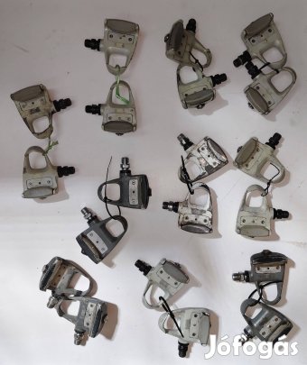 10 pár Shimano PD-6402 és PD-1058 look rendszerű pedálok