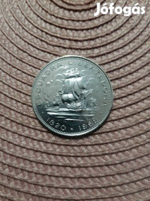 10 peso Chile felszabadító flotta lemez plaket 
