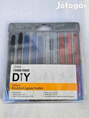 10 részes dekopírfűrészlap készlet Fa, fém, műanyag Debrecen