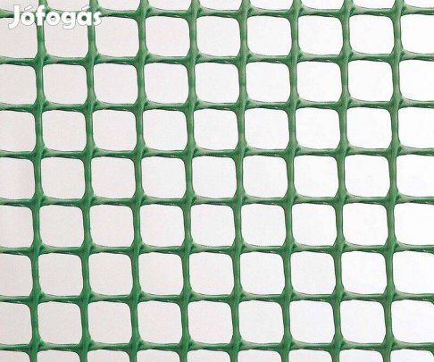 10 x 10 mm- es- 1/25 m Erős, zöld műanyag rács, háló Cuadranet ország