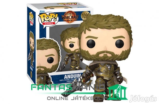 10cm Funko POP 1099 World of Warcraft Anduin Wrynn figura