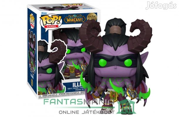 10cm Funko POP 1101 World of Warcraft figura - Illidan Stormrage