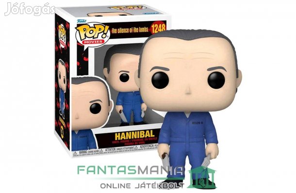 10cm Funko POP 1248 figura Bárányok Hallgatnak Hannibal Lecter