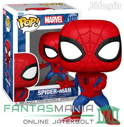 10cm Funko POP 1422 Marvel Klasszikus Pókember figura Classic Spider