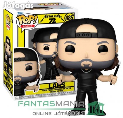 10cm Funko POP 485 figura Metallica Lars Ulrich (72 Seasons)