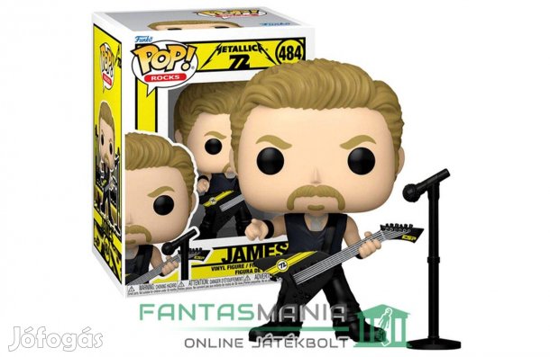 10cm Funko POP 487 figura Metallica James Hetfield (72 Seasons)