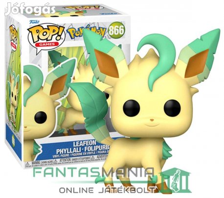 10cm Funko POP 566 Pokémon figura Leafeon növény-Eevee