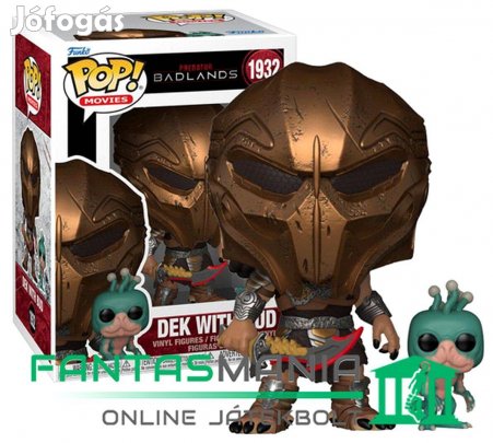 10cmes Funko POP 1932 Predator Badlands: Dek with Bud figura