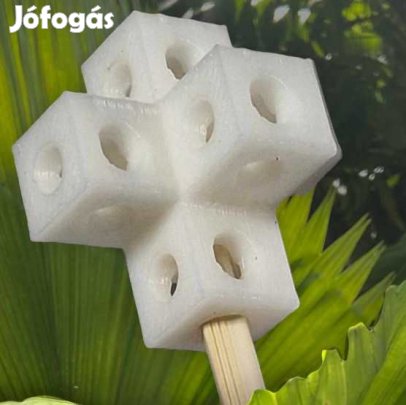 10db MŰanyag Sarokelem 4mm-es pálcához (5478)