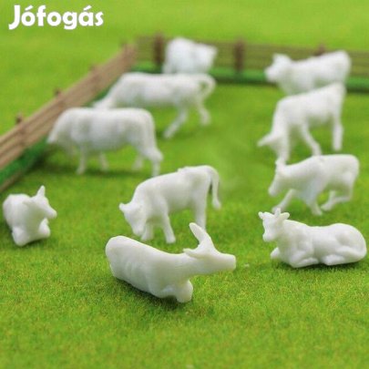 10db Makett Tehén ( Festetlen ) - 1:87 / H0 Terepasztal (_)