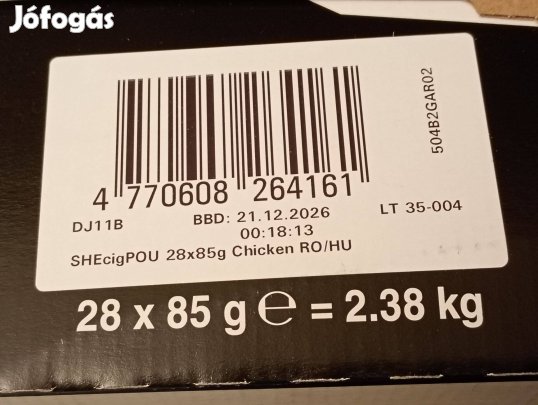10db Sheba Select Slices nedves macskatáp. 85gr/db 2000ft óbuda vegy