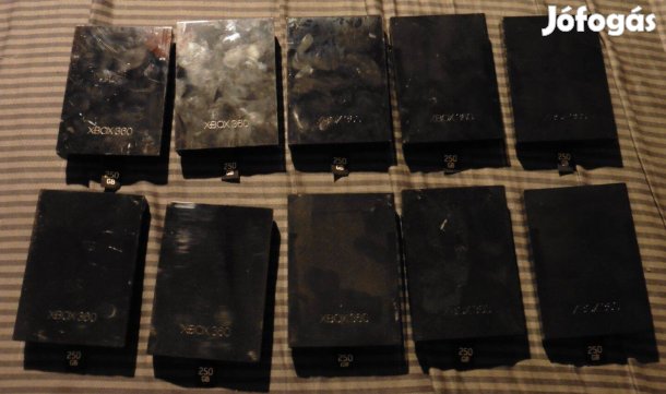 10db egyben Xbox 360 Gyári 250Gb HDD, Slim és E Gépekbe, Újszerű