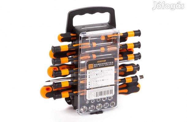 10db precíziós 8db normál Csavarhúzó készlet 9db krova fej 16db bitfej
