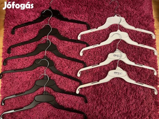 10db új ruha fogas, ruhafogas, vállfa!