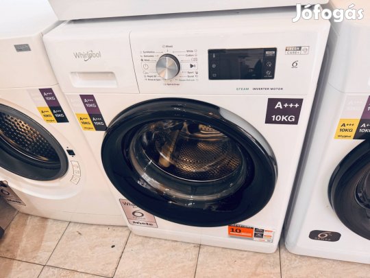 10kg whirlpool elöltöltős mosógép 