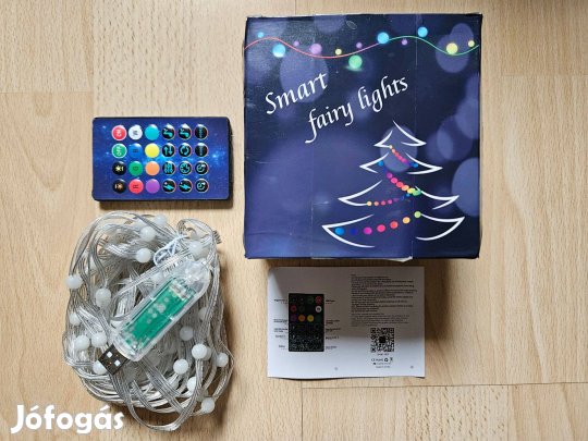 10m karácsonyi fényfüzér izzósor égő RGB USB - Ideal LED