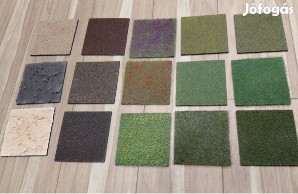 10x10 cm terepminták talapzatnak
