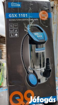 1100W-os motorral, magas 19000L/h vízhozamú merülő szennyvíz szivattyú