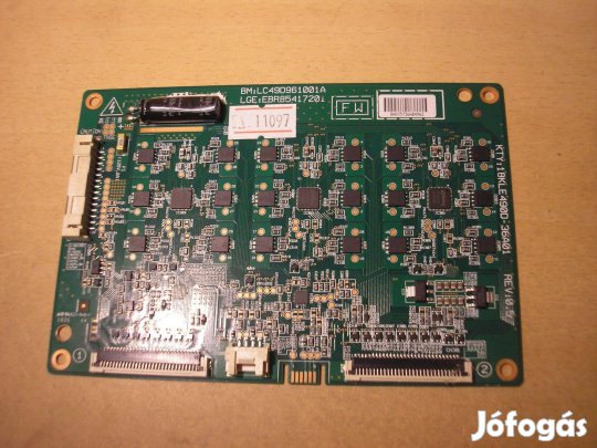 11097 LG 49SM9000PLA LED driver BM:LC49D961001A Lge:EBR85417201 Kty:18