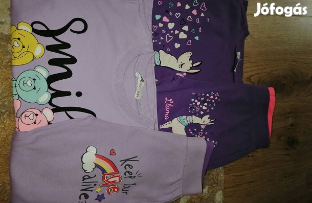 110-116 kislány ruhacsomag (leggings, melegítő szett)