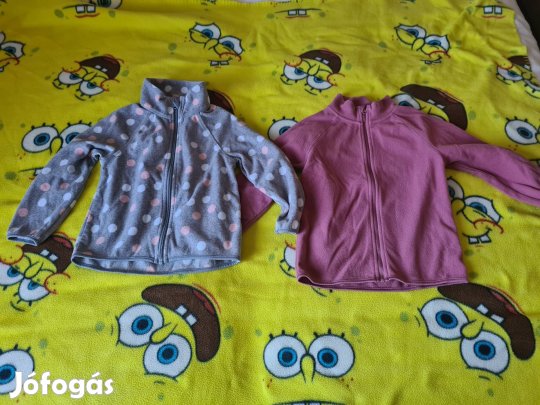 110-116-os H&M-es  kislány polár felső csomag