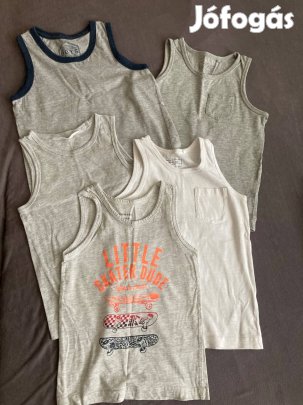 110-116-os fiú trikó 5 db együtt eladó 1000.- ftért