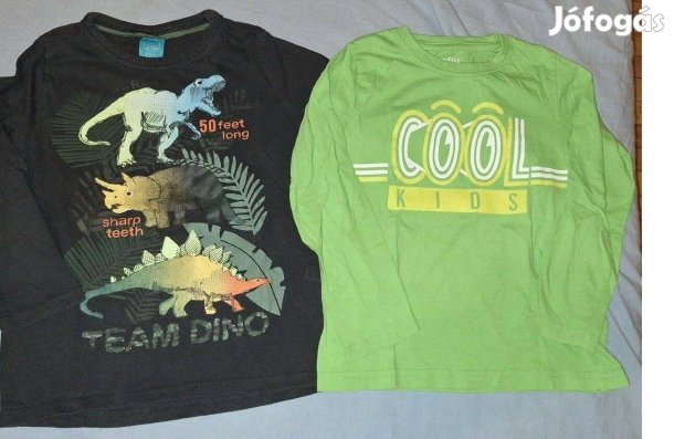 110/116os vékony felsők,egyben ennyi