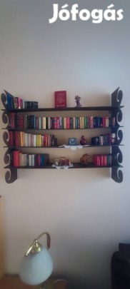 110 db mini könyv, ajándék polccal