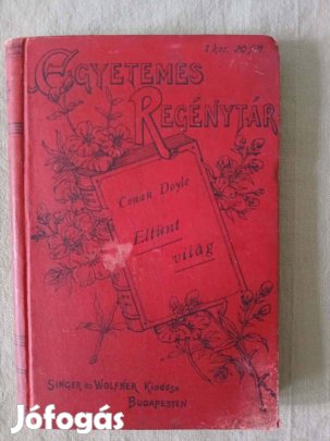 110 éves könyv Conan Doyle Eltünt világ
