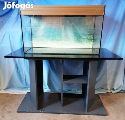 110 literes akvárium bútorral , tartozékokkal