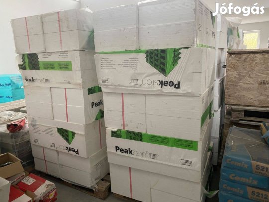 111 m2 EPS 80 hőszigetelő lap (20 cm) eladó Új állapotban