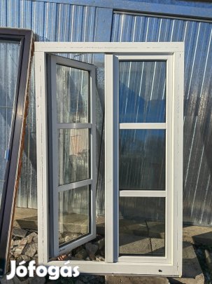 113x177 fehér bukó-nyíló műanyag ablak