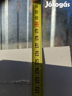 113x177 fehér bukó-nyíló műanyag ablak