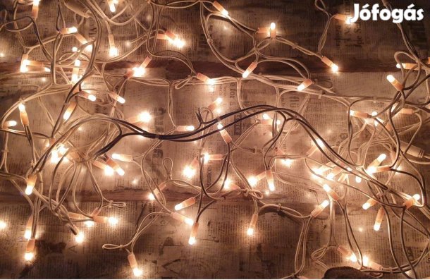114 izzós fényfüzér eladó, 3 méter hosszú