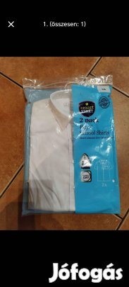 116-os Új fiú ünneplő fehér ing 